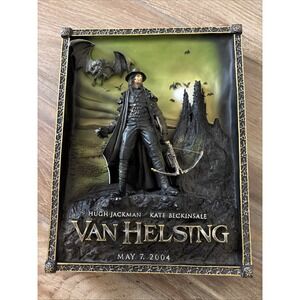 Van Helsing Cast Metal 3d Poster Relief Art Code 3 Collectibles Universal -heavy